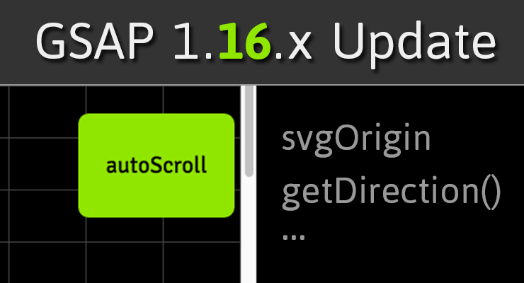 GSAP 1.16.x Update