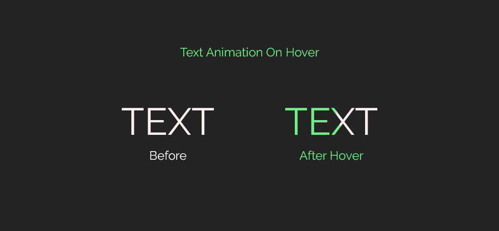 Text animation on hover - GSAP - GreenSock