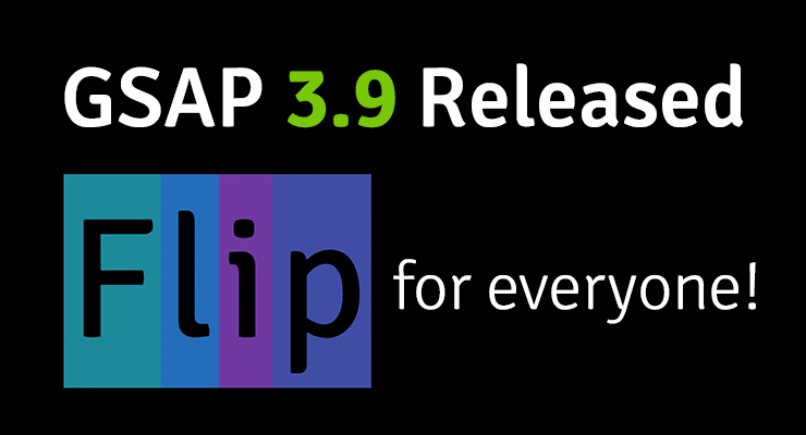 GSAP 3.9 Released